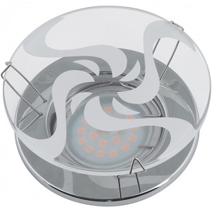 Светильник встраиваемый Fametto/Stella DLS-S201 CHROME/WHITE 220В GU5.3 50Вт 90х60мм Круг фото Светильник встраиваемый Fametto/Stella DLS-S201 CHROME/WHITE 220В GU5.3 50Вт 90х60мм Круг картинка
